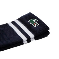 Lacoste Sport High Cut Socks Navy White 1 Pair  Offer + Cheap