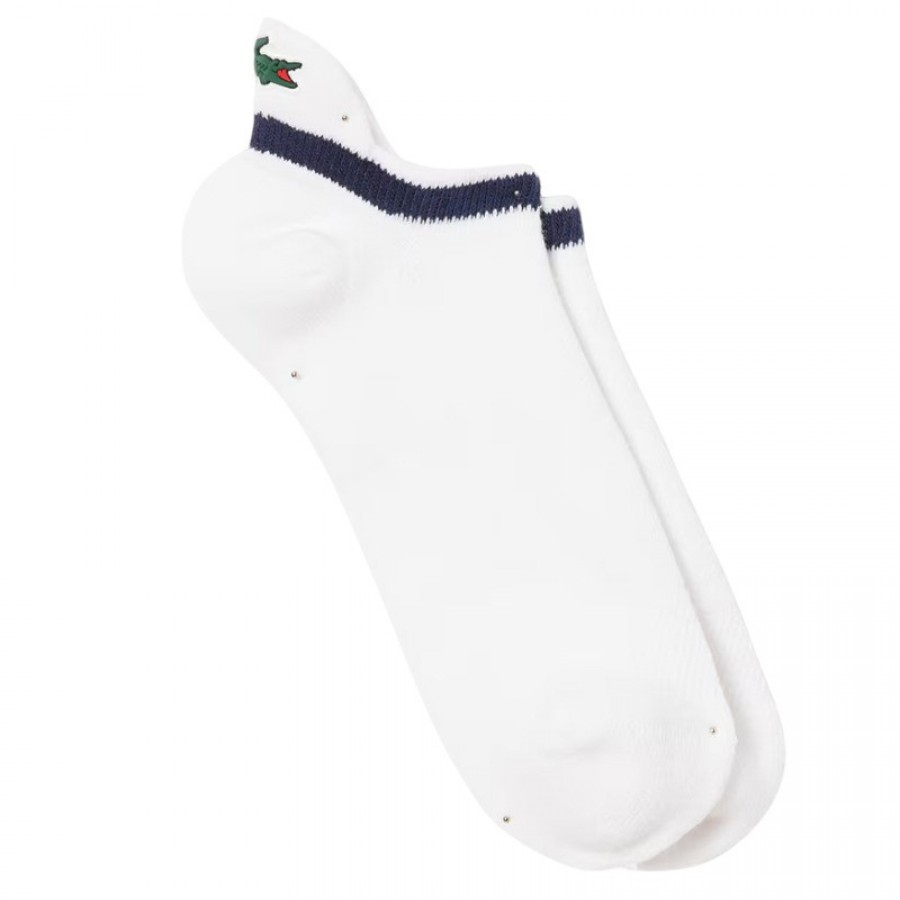 Lacoste Sport Low Cut Socks Navy White 1 Pair  Offer + Cheap