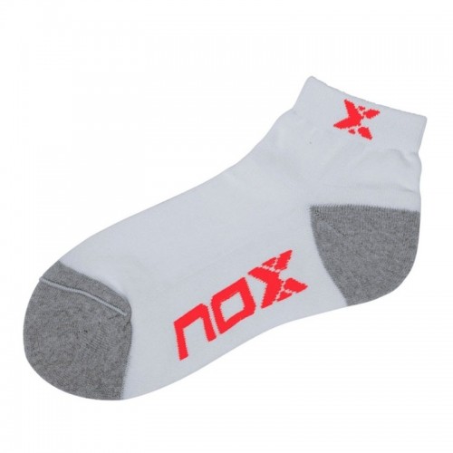 Calcetines Nox Blanco Naranja 1 Par Calcetines Nox Blanco Naranja 1 Par