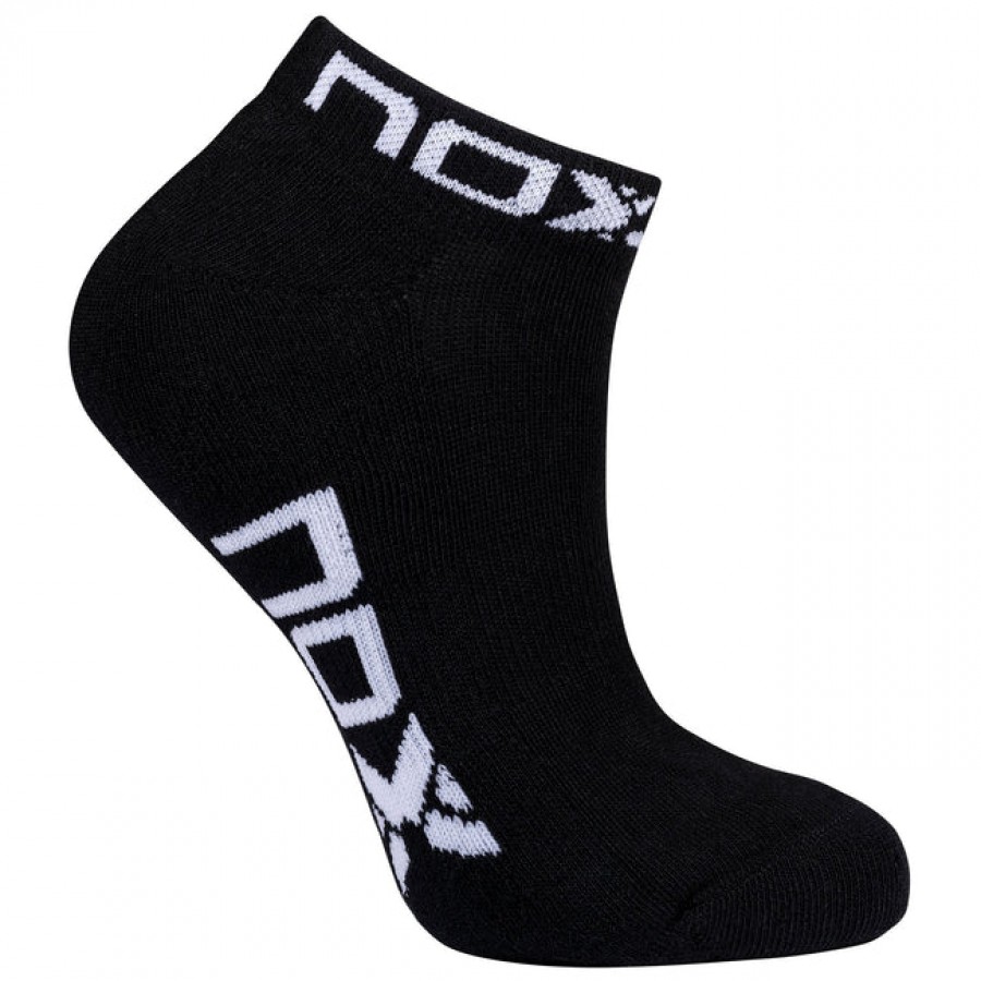 Nox Calze alla Caviglia Nero Bianco 1 paio  Offerta + Economico