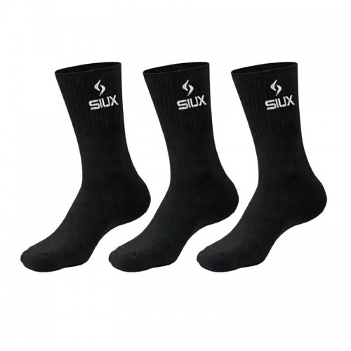 Siux Basic 26 High Shaft Socks Black 3 Pairs