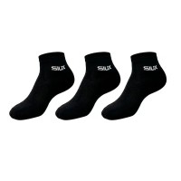 Siux Basic 26 Short Socks Black 3 Pairs