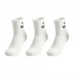Siux Basic 26 Mid-Calf Socks White 3 Pairs