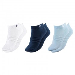 Calcetines Tecnifibre Low Cut Blanco Marino Glaciar 3 Pares