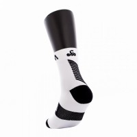 Calcetines Vibora Kait Caña Media Blanco Negro 1 Par - Barata Oferta Outlet