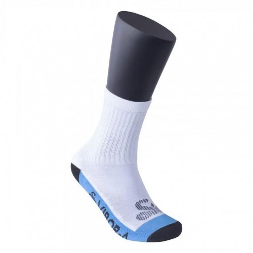 Calcetines Vibora Media Cana Multicolor Blanco Azul 1 Par Calcetines Vibora Media Cana Multicolor Blanco Azul 1 Par