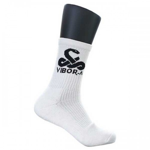 Calcetines Vibora Media Cana Premium Blanco 1 Par Calcetines Vibora Media Cana Premium Blanco 1 Par