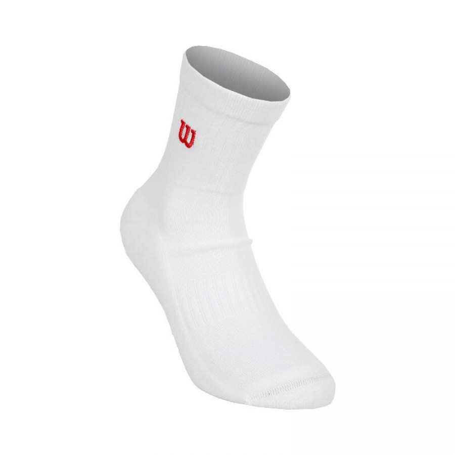Calcetines Wilson Quarter Top Blanco 3 Peças