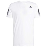 Camiseta Adidas Club 3 Stripes Blanco Negro  Oferta + Barato