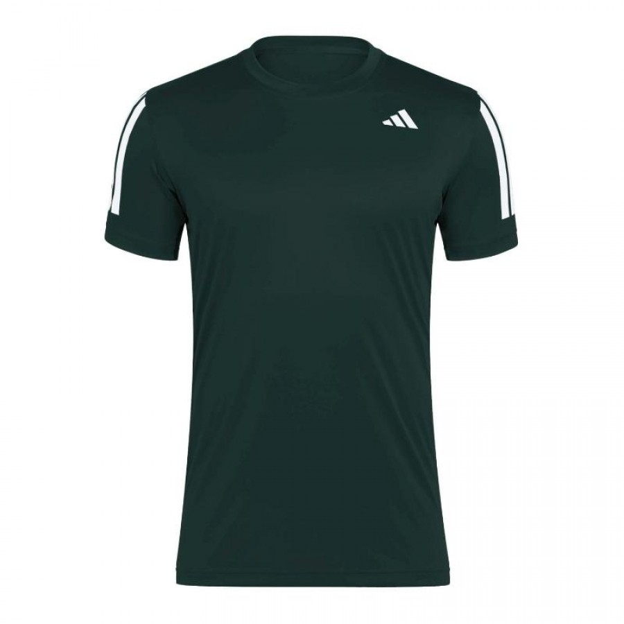 Adidas Club 3 Stripes Aurora Green T-Shirt