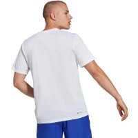 Camiseta Adidas Essentials Base Blanco Negro  Oferta + Barato