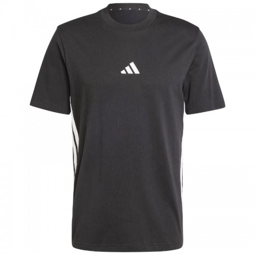 Camiseta Adidas Essentials Negro Blanco Camiseta Adidas Essentials Negro Blanco