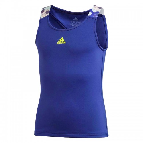 Camiseta Adidas Keyhole Azul Royal Junior Camiseta Adidas Keyhole Azul Royal Junior