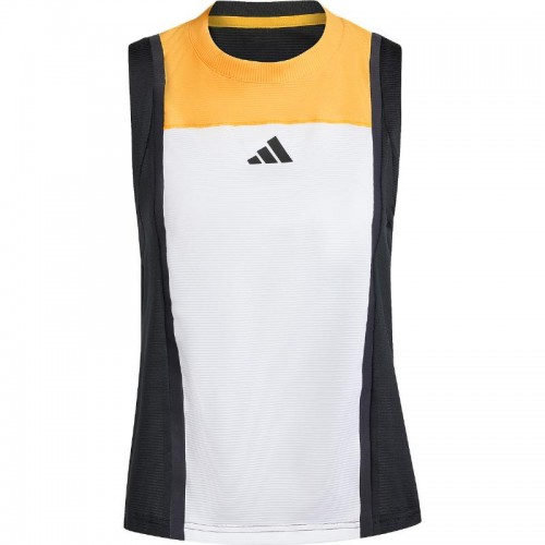Adidas Match Pro White Orange Black Women''s T-Shirt Adidas Match Pro White Orange Black Women''s T-Shirt