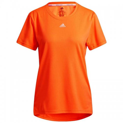 Camiseta Adidas Necessi Naranja Fluor Mujer Camiseta Adidas Necessi Naranja Fluor Mujer