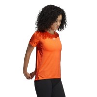 Camiseta Adidas Necessi Naranja Fluor Mujer  Oferta + Barato