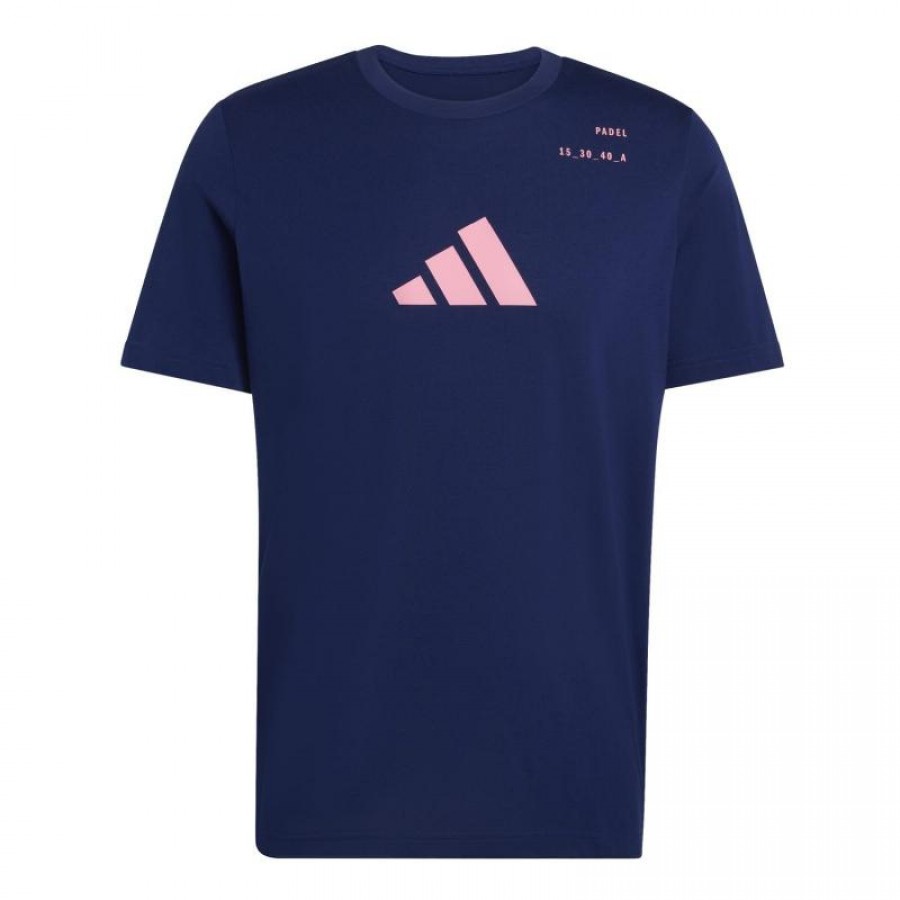 Adidas Padel Graphic Blue T-Shirt