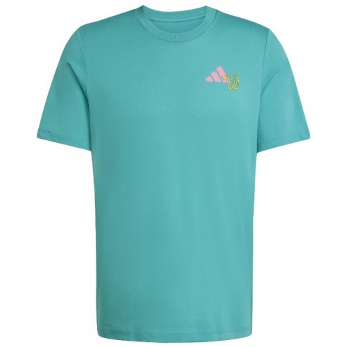 Camiseta Adidas Padel Graphic Azul Teal Camiseta Adidas Padel Graphic Azul Teal