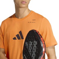 Adidas Padel Graphic Orange T-Shirt