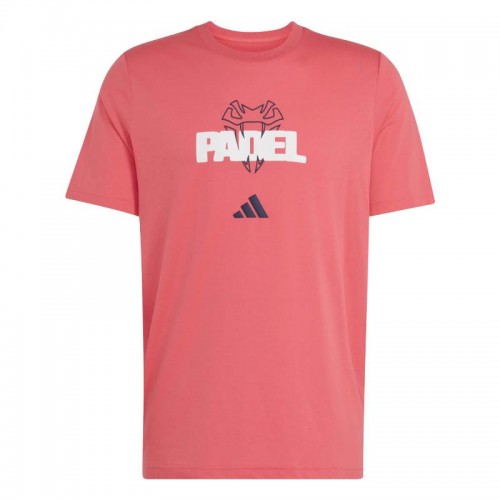 Camiseta Adidas Padel Graphic Rojo Carmesi