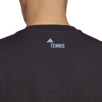 Adidas Tennis AO Graphic Maglietta Nera  Offerta + Economico