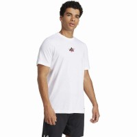 Adidas Tennis Happy 3 Balls Graphic Maglietta bianca  Offerta + Economico