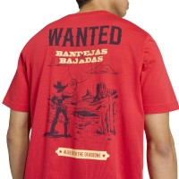 Adidas Wanted Graphic Red T-Shirt
