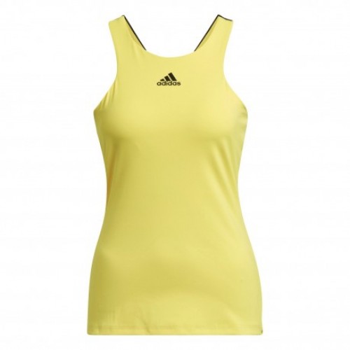 Adidas Y-Tank Beam T-shirt Yellow Black Adidas Y-Tank Beam T-shirt Yellow Black