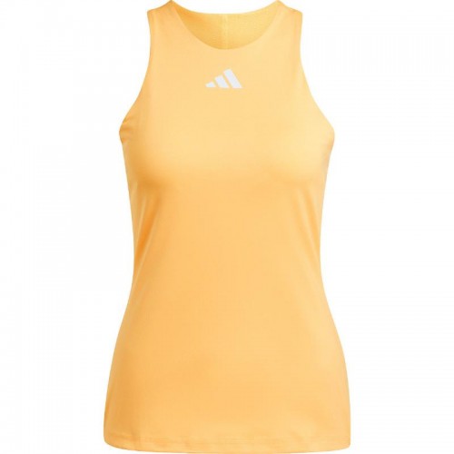 Adidas Y-Tank Orange White Women''s T-Shirt Adidas Y-Tank Orange White Women''s T-Shirt