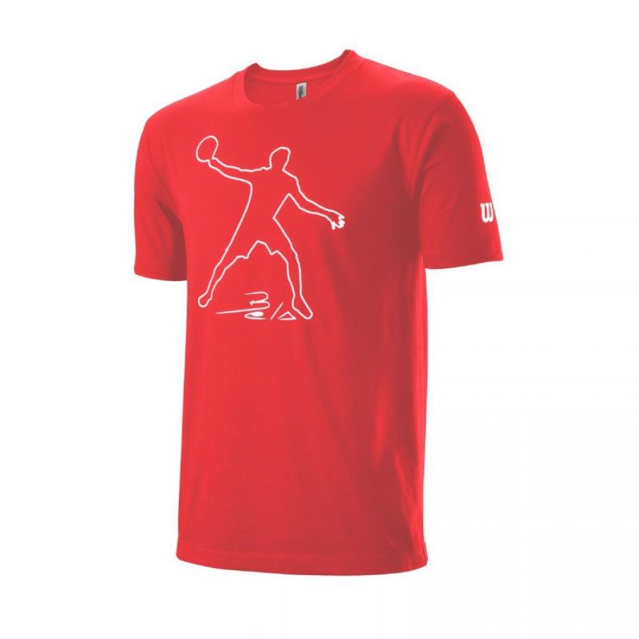 Algodon Wilson Bela Red T-Shirt  PADELPOINT Algodon Wilson Bela Red T-Shirt