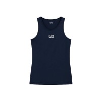 Camiseta Armani EA7 Ventus 7 Tennis Pro Azul Oscuro Mujer