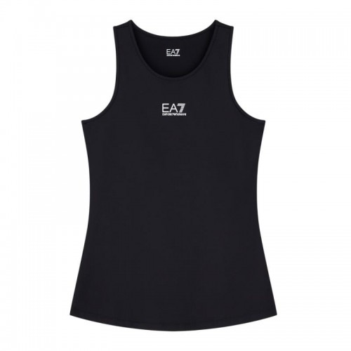 Camiseta Armani EA7 Ventus 7 Tennis Pro Negro Mujer