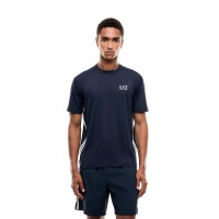 Camiseta Armani EA7 Ventus 7 Tennis Pro Regular Azul Armani