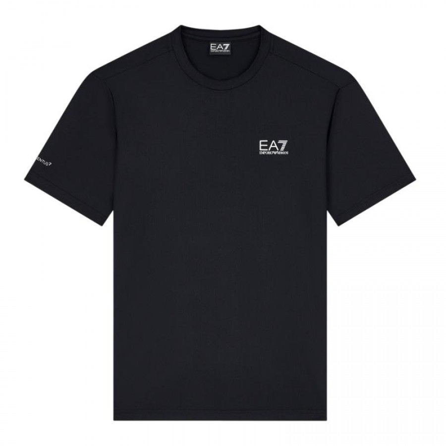 Camiseta Armani EA7 Ventus 7 Tennis Pro Regular Negro