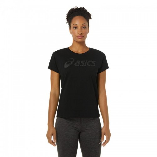 Camiseta Asics Big Logo Tee Negro Mujer Camiseta Asics Big Logo Tee Negro Mujer