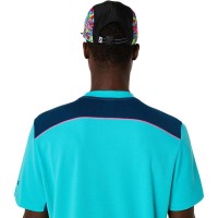 Camiseta Asics Padel Court SS Top Aqua  Oferta + Barato