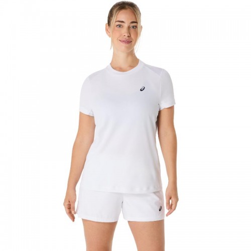 Camiseta Asics Court SS Top Blanco Mujer