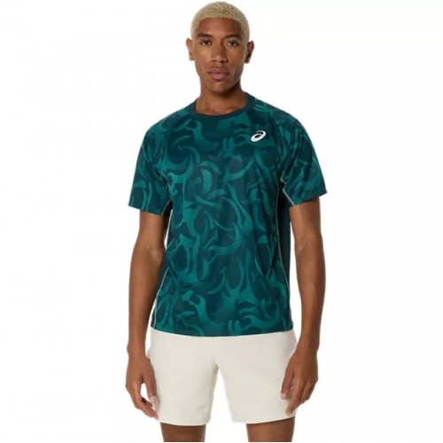 Camiseta Asics Game SS Top Verde Saxon Camiseta Asics Game SS Top Verde Saxon