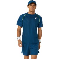 Asics Match Blu Mako Maglietta  Offerta + Economico