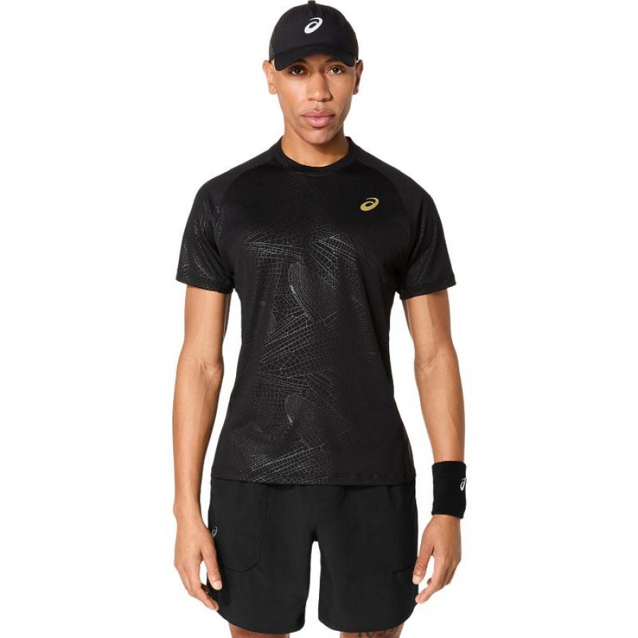 Camiseta Asics Match Night Energy Negro  Oferta + Barato