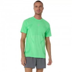 Camiseta Asics Road Seamless SS Top Verde