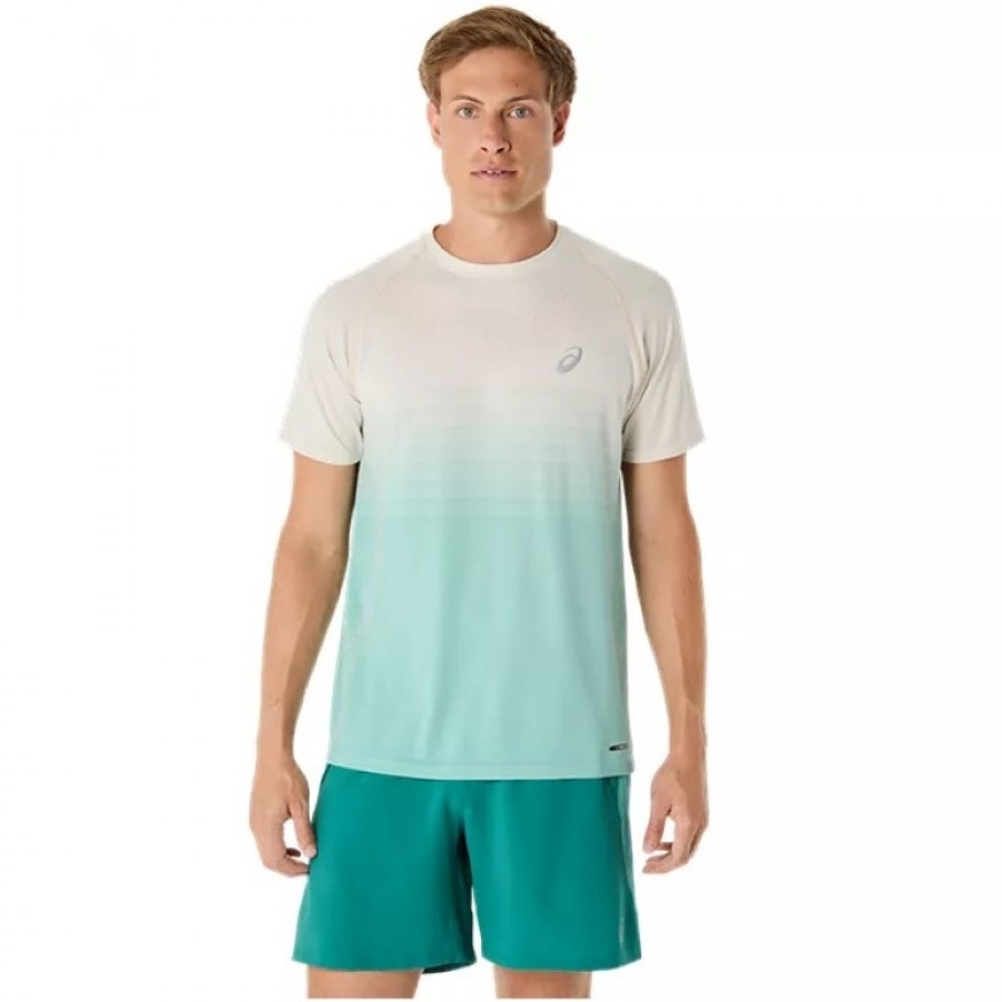 Camiseta Asics Seamless SS Top Verde Betulla  Offerta + Economico