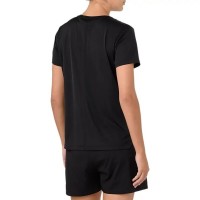 Camiseta Asics Silver Black para Mulheres