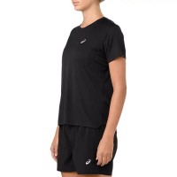 Camiseta Asics Silver Black para Mulheres