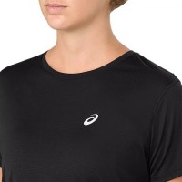Camiseta Asics Silver Black para Mulheres