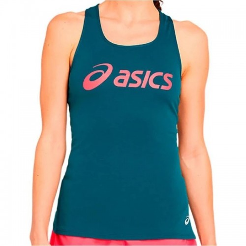 Asics Silver Tank Green Women''s T-Shirt Asics Silver Tank Green Women''s T-Shirt