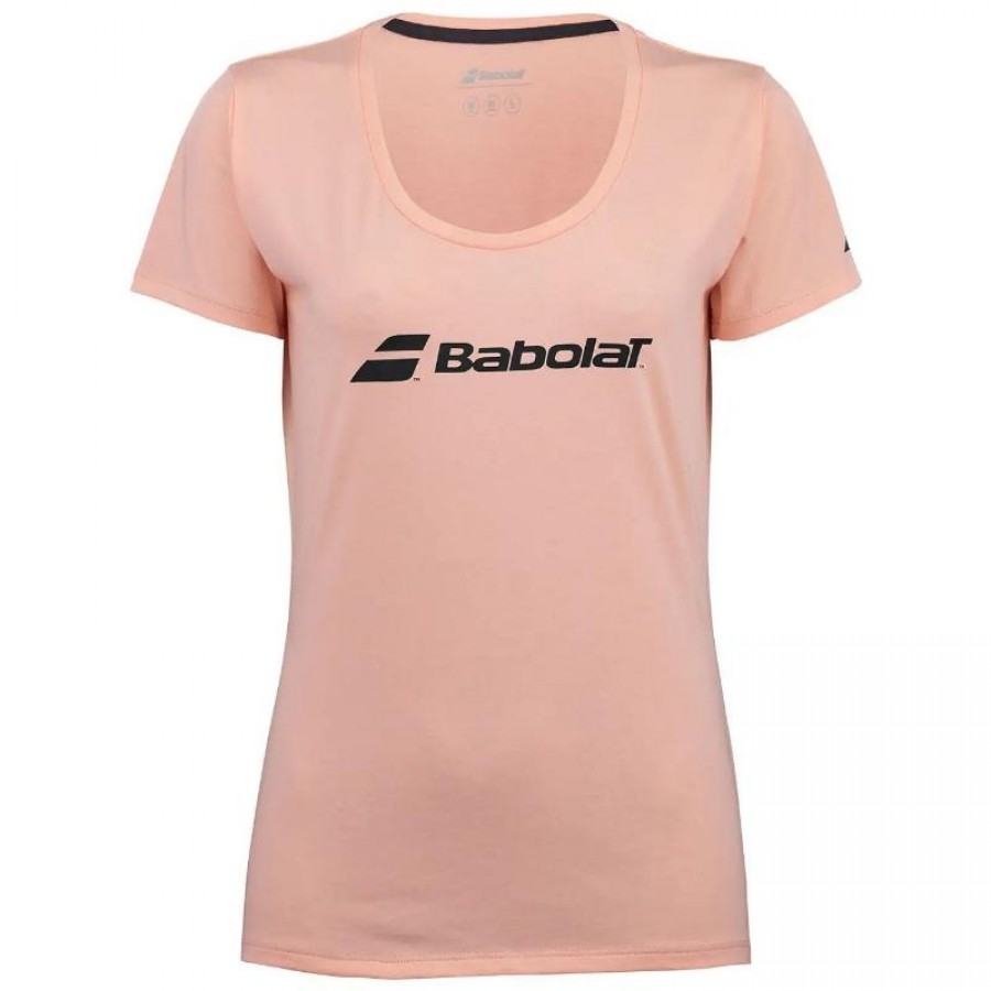 Camiseta Babolat Exercise Rosa Melocoton Mujer