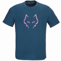 Camiseta Babolat Juan Lebron Algodão Azul da Legião