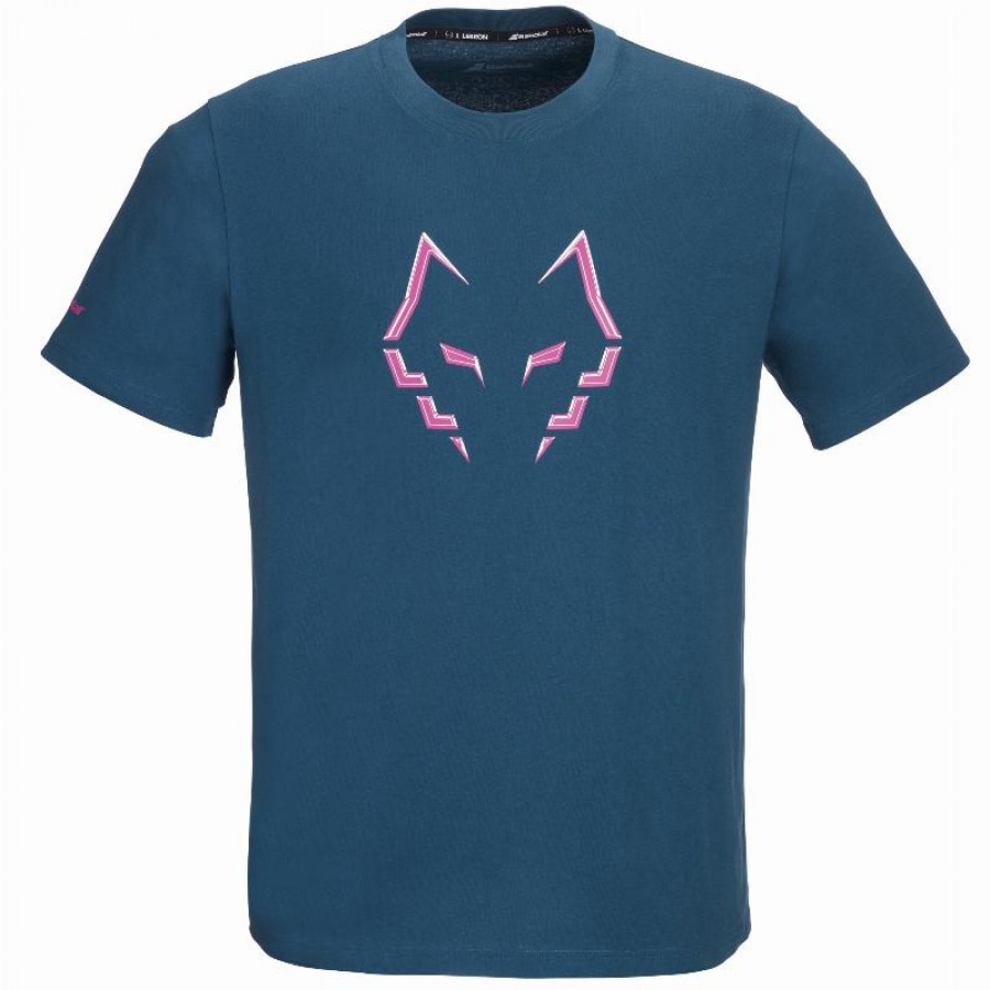 Camiseta Babolat Juan Lebron Algodão Azul da Legião