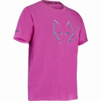Camiseta Babolat Juan Lebron Framboesa de Algodão